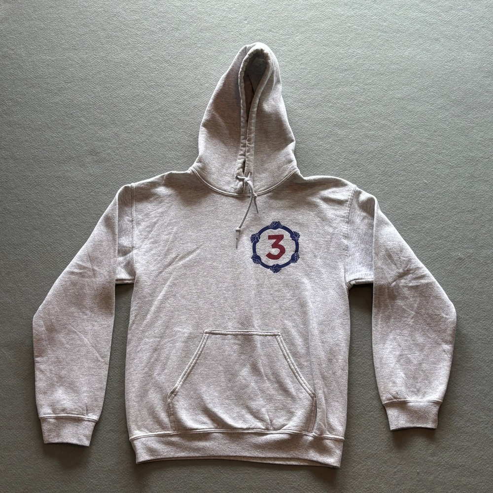 Chance the Rapper Be Encouraged Tour 2017 Hoodie Gray Mens Small Hip Hop Rap